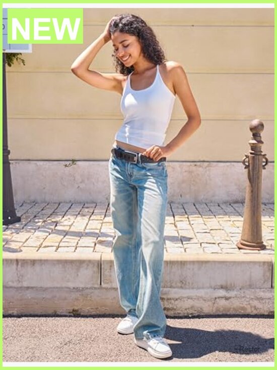 Genuine Leather Wide Belt for Jeans - Cowgirl Style main image 7